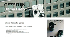 Desktop Screenshot of gezeiten-modular.com